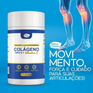 Colágeno tipo II + Vitamina C - 60 cápsulas
