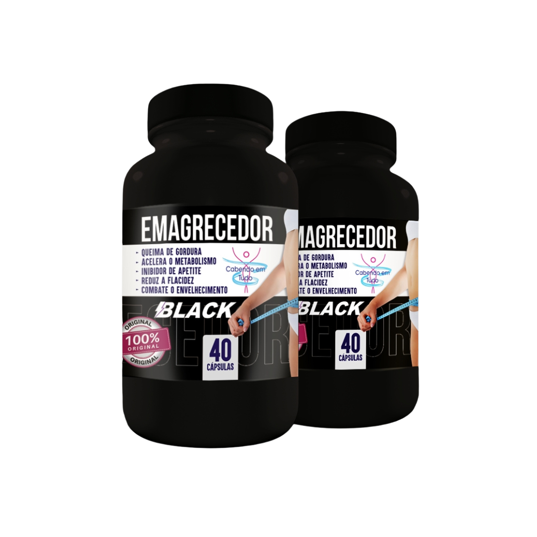 10 comprimidos do emagrecedor Black