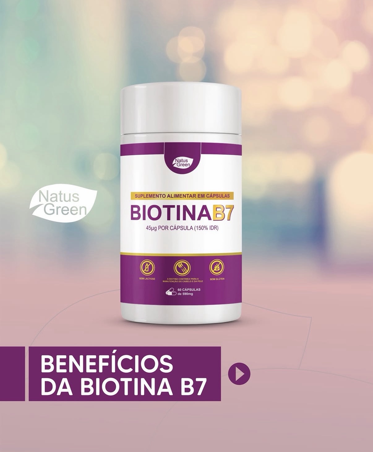 Biotina em cápsulas